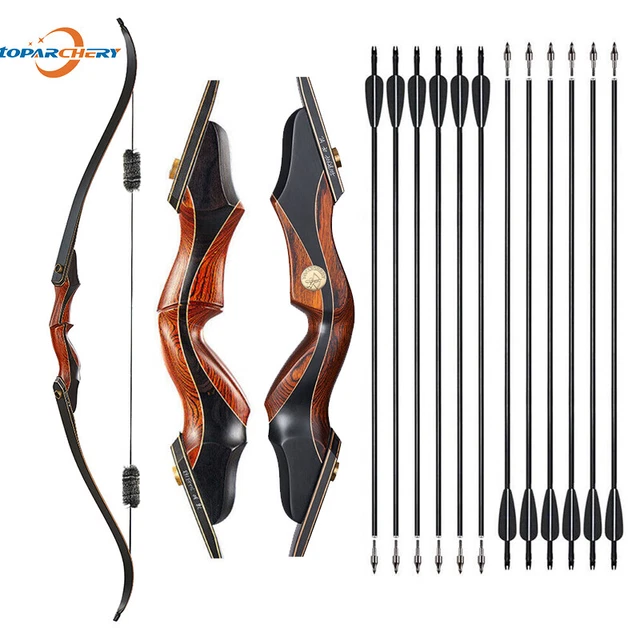 60& ARCHERY LAMINATED Takedown Recurve Bow 3050lbs Hunting Target