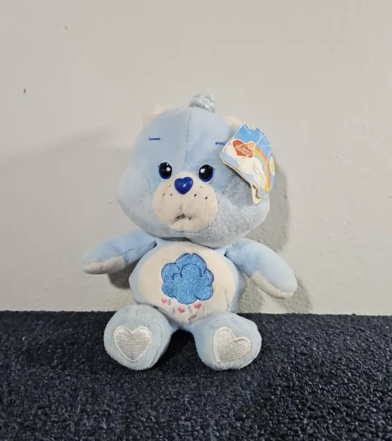 Care Bears GRUMPY BEAR Cloud 8" 20th Anniversary 2002 Plush Stuffed with Tag Vtg