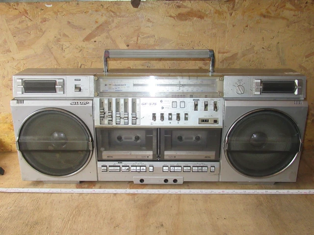 Lot De Boutons Pour Sharp GF 9595 H – Radio Cassette Boombox, Vintage