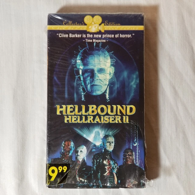 HELLRAISER II 2 Hellbound Gold Series Collector VHS Video Horror Vrs 1 ...