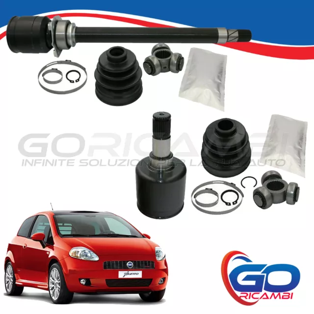 Kit Giunto Semiasse Cambio DX + SX Fiat Grande Punto 1.3 Multijet 60 KW 90 CV 6M