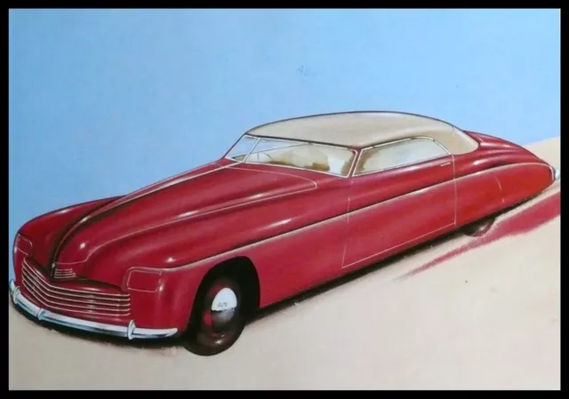1946 ALFA ROMEO 2500 SS PININFARINA Concept Car Rare Book Art Print Large