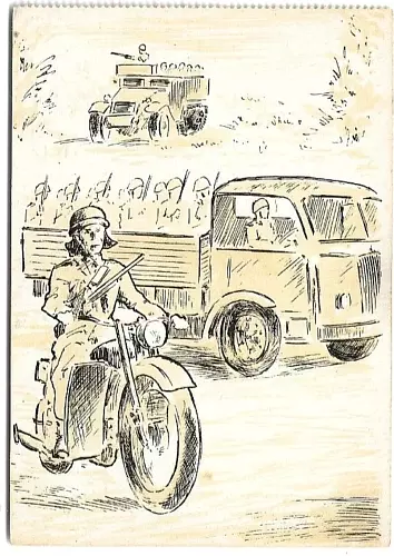 Cartolina Militare ,Accademia Militare Di Modena - Anno 1950/51