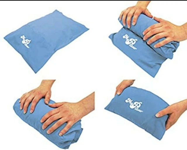 MyPillow Set Of 2 Roll & Go Travel Pillows, Poppy Flower 2