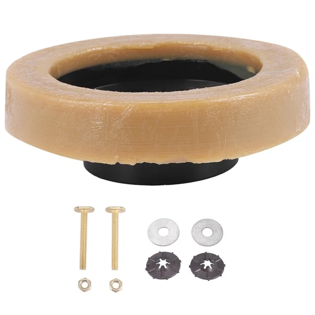 Kit anello in cera WC per toilette da pavimento nuova installazione o nuovo utilizzo W5C8