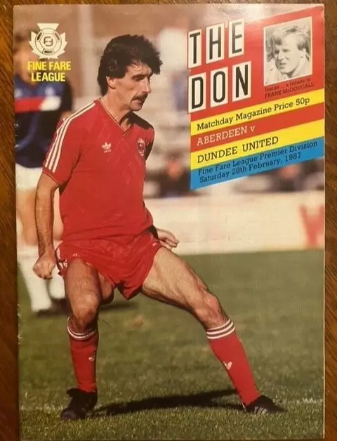 6 x Bulk Collection - Aberdeen v Dundee United Programmes (1980 to 1993) 3