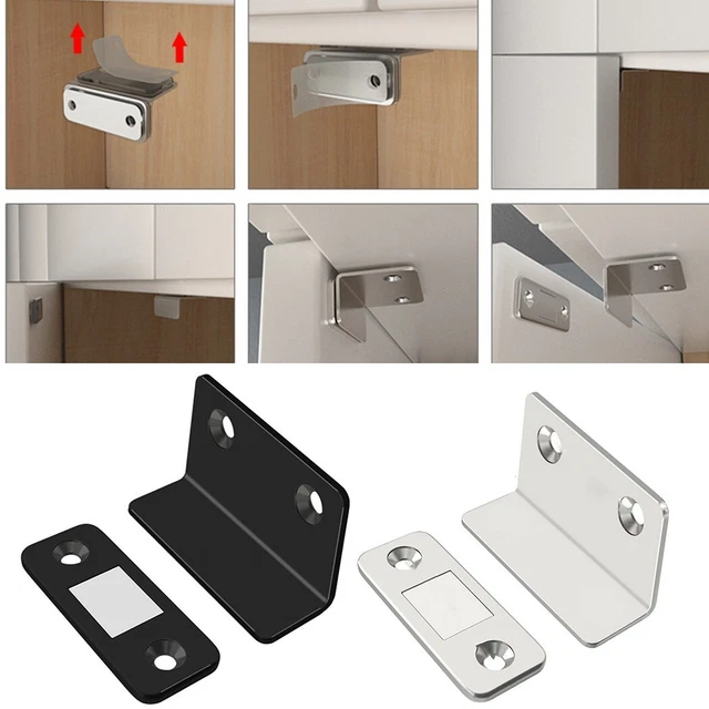 Self Adhesive Strong Magnetic-Steel Catch Latch For Door Cabinet Cupboard Closer