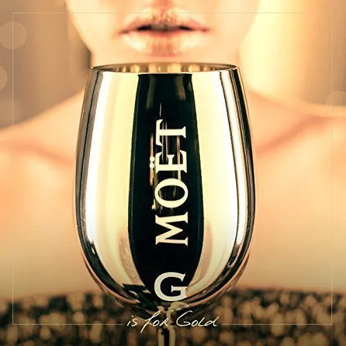 Moet Chandon Gold Acrylic Plastic Champagne Goblet Cup x 10New