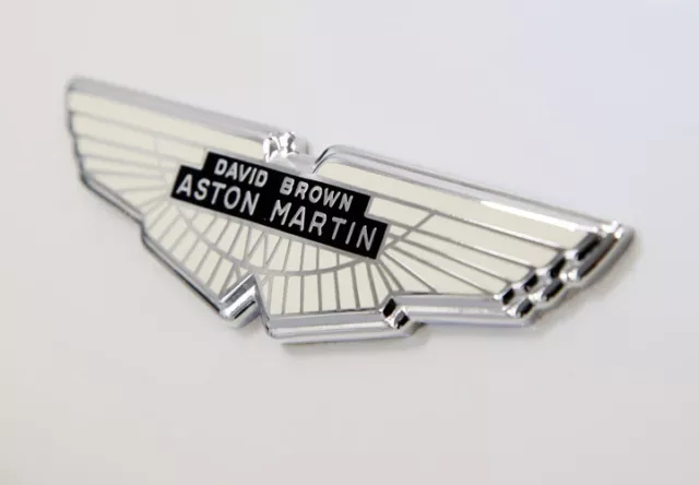 Aston Martin David Brown Flügel Abzeichen - Silber