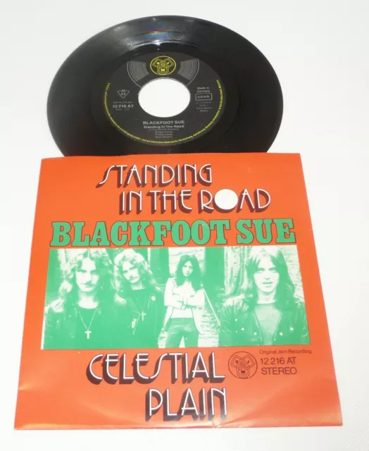 BLACKFOOT SUE "Standing In The Road / Celestial Plain" NM D 70s PS 45 GLAM DJM