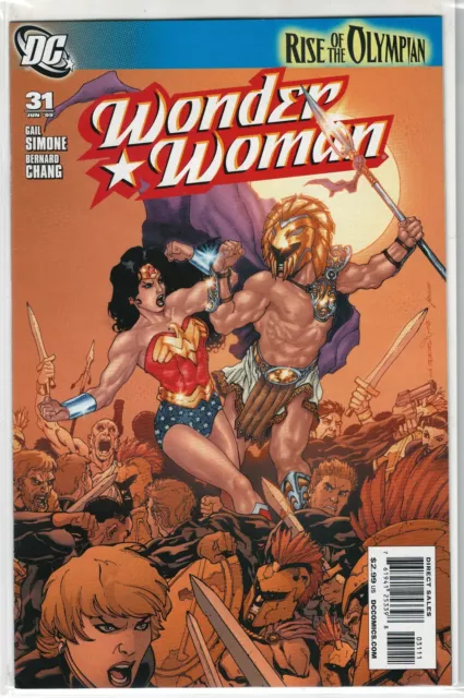 2009 DC Comics Wonder Woman Rise of the Olympian Comic Book