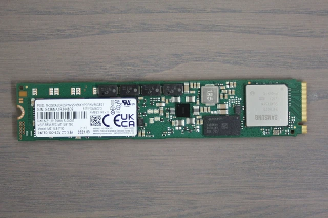 SAMSUNG HPE PM983 22110 NVMe SSD MZ1LB1T9HALS P05879