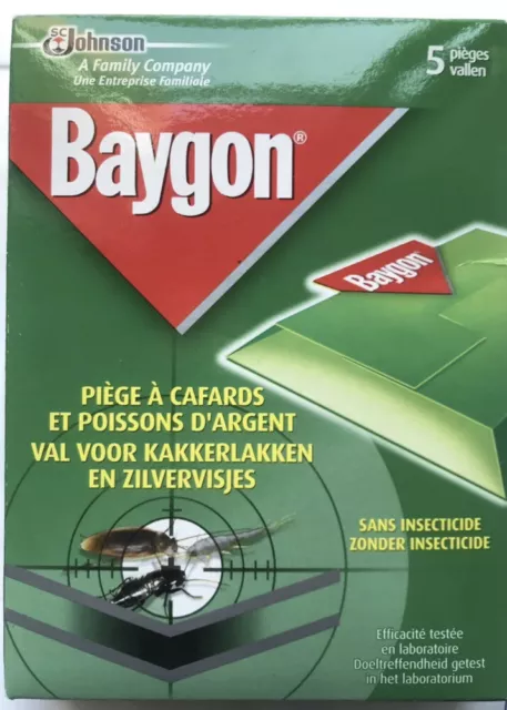 Pièges anti-cafards Baygon - 6 boîtes d'appât
