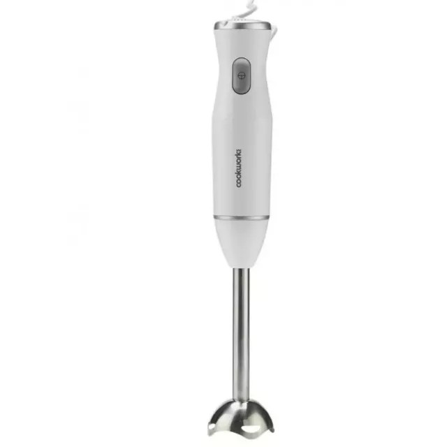 COOKWORKS 200w HANDHELD BLENDER VARIABLE SPEED STAINLESS BLADES Brand New