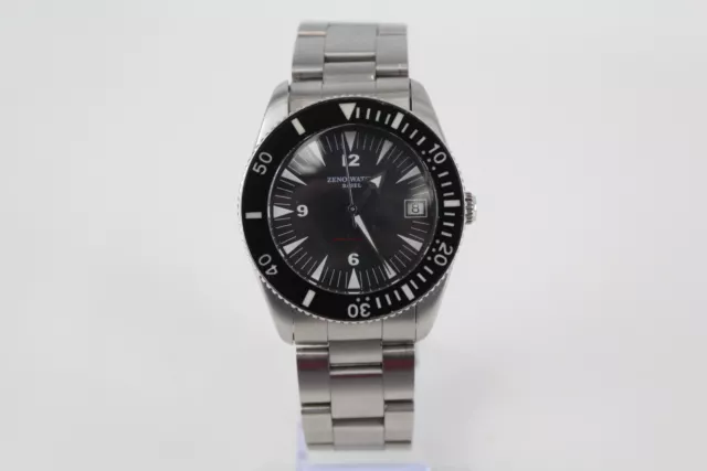 Mens Zeno-Watch Basel Sea Hunter Dive WRISTWATCH Automatic Working