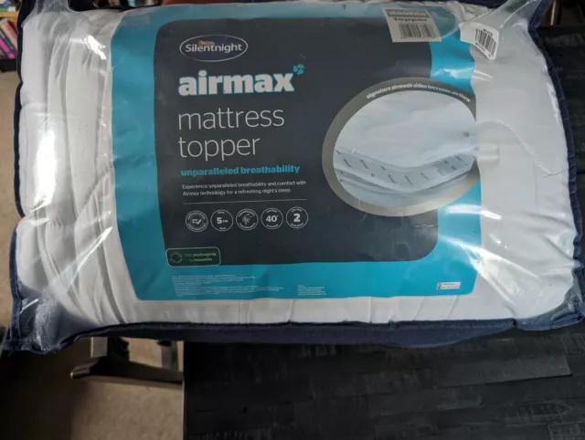 silentnight airmax 800 mattress topper - double