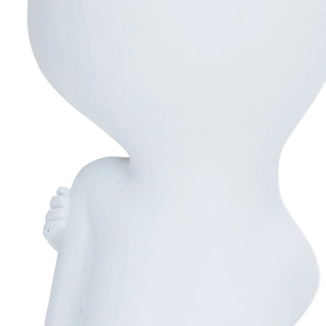 Pot De Fleur De Visage Vase De Pot De Jardinière De Tête De Résine Avec Des
