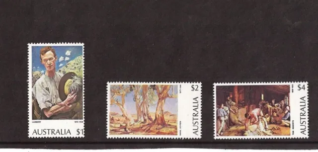 Mint 1974 Australian Paintings Stamp Series Stamp Pack 2