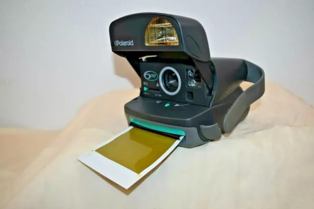 Polaroid 600 Instant Camera, Sofortbildkamera, 1990-er Jahre mit Originalkarton