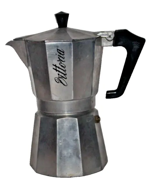 Vittoria Coffee Stove Top Percolator Aluminum