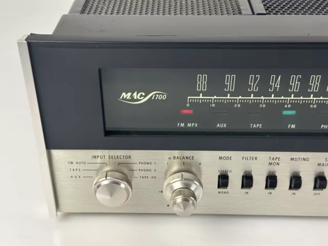 Mcintosh MAC 1700 Stereo Tube Receiver / Röhren Receiver 2