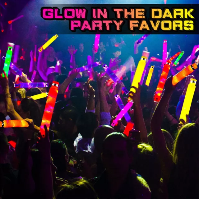 DJ blinkende Glow Stick Light Up Sticks LED Neon Light 6/12/18/36/72 PCS Party