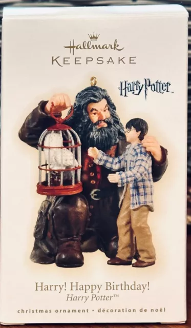 2009 Harry! Happy Birthday! Harry Potter HALLMARK KEEPSAKE Ornament / NOS