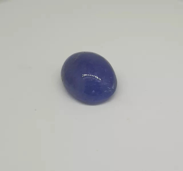 Tanzanite Bleu 9.15 CT Oeil - Magnifique Coupe Ovale Cabochon, Énorme Depuis Tan