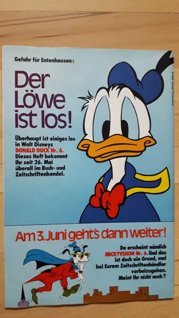 Walt Disneys Micky Maus Nr.22 vom 27.5.1975 - TOP Z1 Variante 2: Comicteil 2