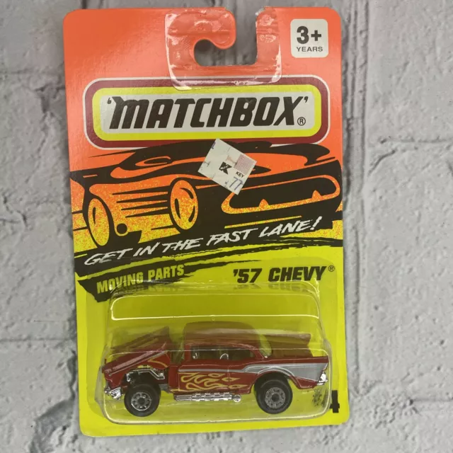 Matchbox 1993 MB4 ‘57 Chevy, 1:64,Die Cast MIP (B13)