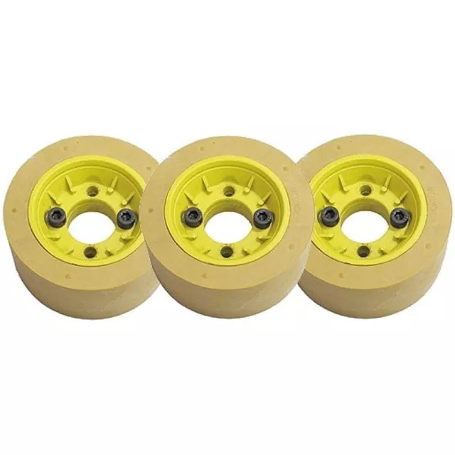 Heavy Duty 120mm Power Feed Roller Set of 3 2