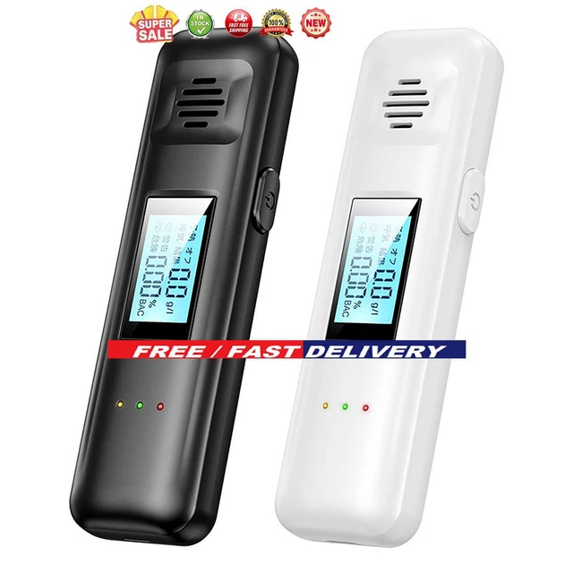 Detector digital de alcohol alcohol alcohol USB recargable controladores portátiles uso doméstico