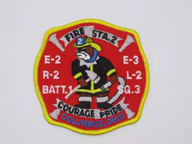 Columbus Ohio Fire Station 2  E2 R2 Batt.1 E3 L2 Q3  Patch