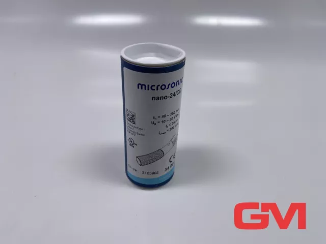 Microsonic Ultraschallsensor nano-24/CD ultrasonic sensor 40-350 mm 10-30V