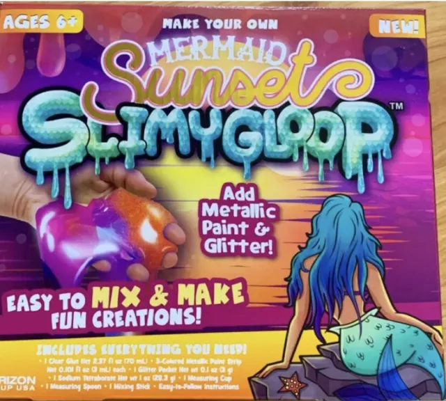 Make Your Own Mermaid SLIMYGLOOP®, Mermaid Slime Kit, Ages 6+