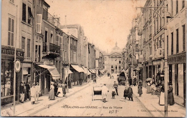 51 CHALONS SUR MARNE - la rue de marne