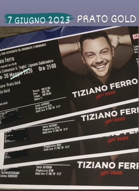 Biglietti concerto Tiziano Ferro