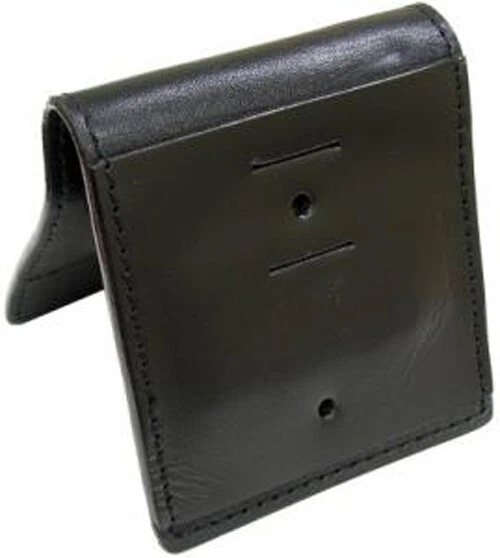Dutyman Universal Magnetic Badge Holder Model 5309 Black Leather