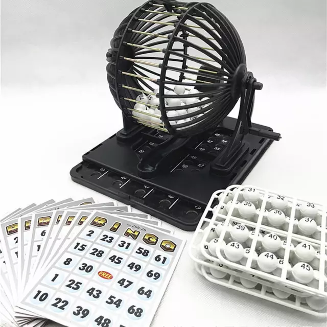 Bingo Lotto Maschine Tragbare für Freund Unterhaltung Party Spiel Bar