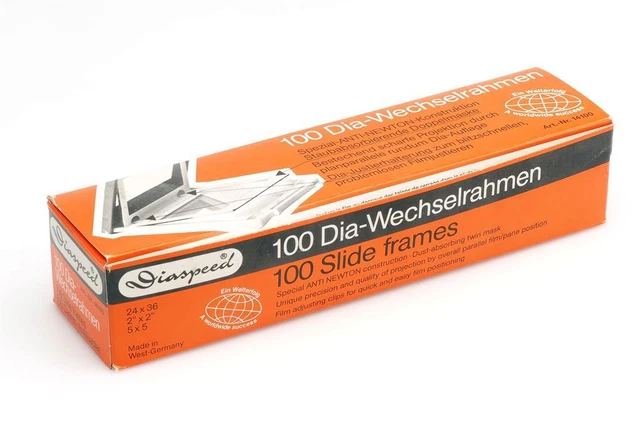 Diaspeed 100x Slide Mounts Diarahmen 24x36 5x5cm Anti Newton (1685818597)