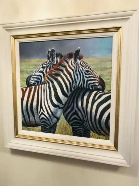 Tony Forrest- 'Nearest & Dearest' Limited Edition Zebras Framed Picture