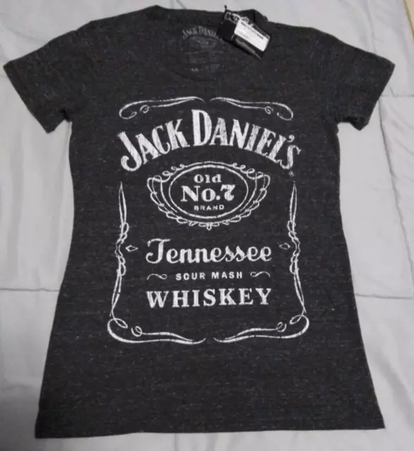 Jack Daniels Tennessee Whiskey Womens Shirt Short Sleeve Sour Mash NWT