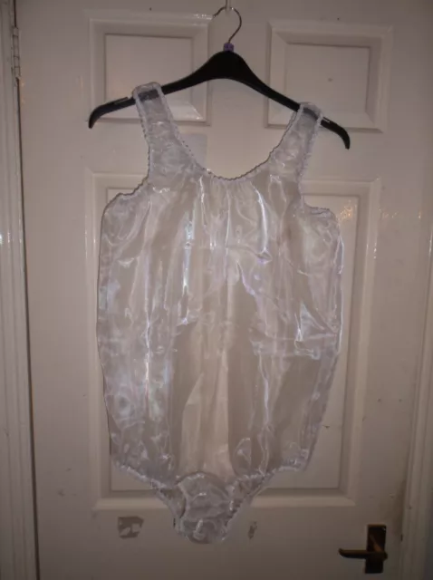 Sissy~Maids~Adult Baby~Unisex~Tv/Cd Sexy Sheer Organza All-In-One Body~ Teddy