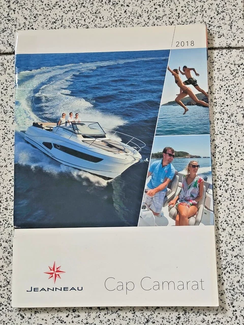Catalogo Depliant  JEANNEAU  CAP CAMARAT  anno 2018  pagine 64  RARO