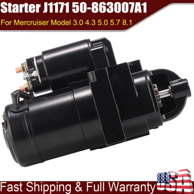 STARTER SAE J1171 certifié pour Mercruiser & Volvo Penta V6 V8 1996