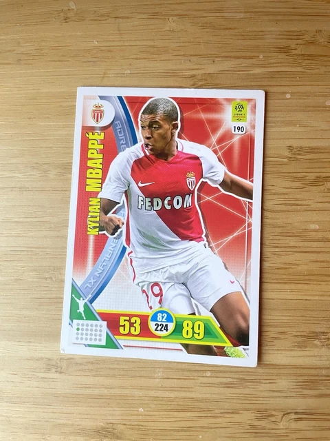 Thierry Henry Rookie Card RC - AS Monaco Team Sticker-Panini Foot 96-97-Great C | UK