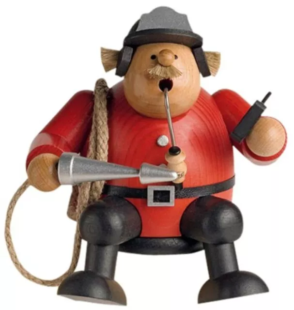 German Incense Smoker KWO Fireman Handmade Wood