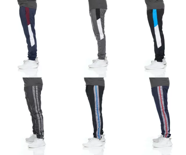 Mens Slim Fit Fleece Lined Casual Jogger Track Pants Sweatpants Gym Activewear