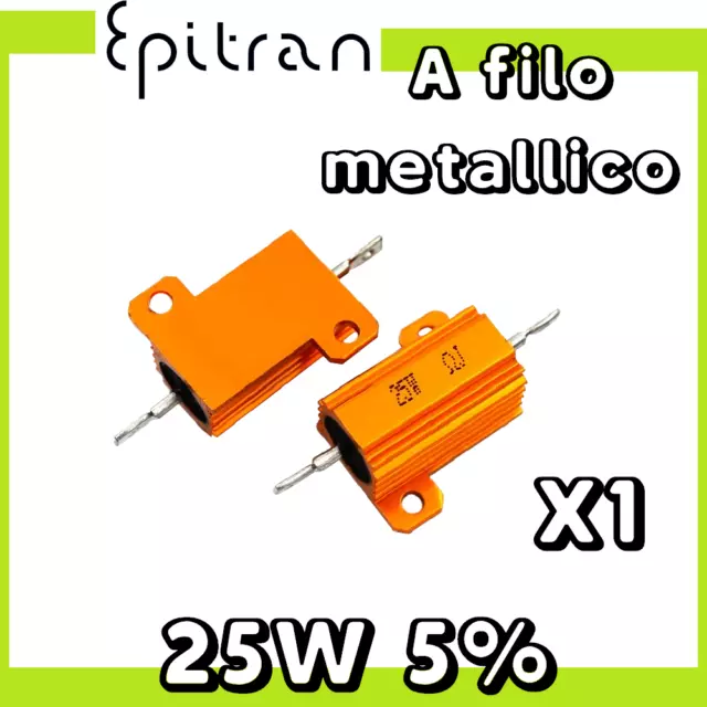 Resistenza resistenze resistore corazzata in alluminio da 25W 150Ohm 150 Ohm