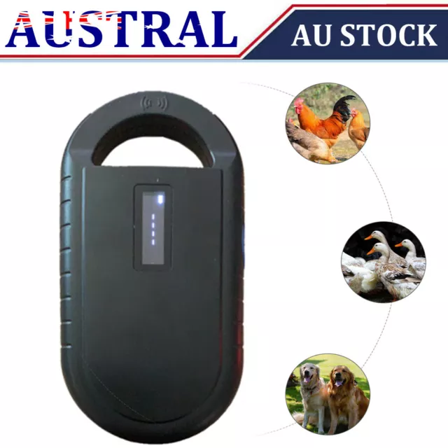 Pet Microchip Scanner Portable Handheld Animal Chip Reader Pet Microchip Reader